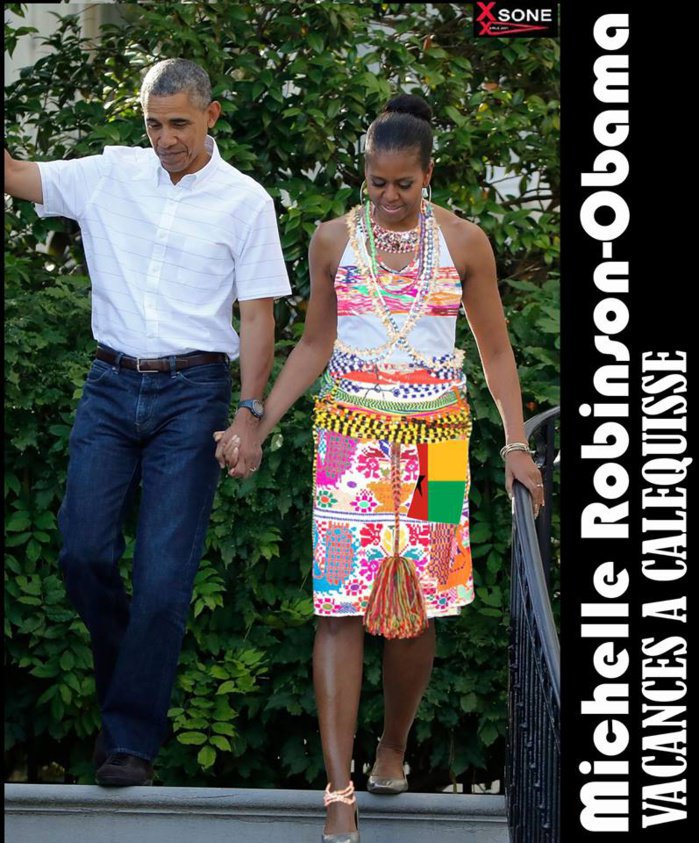 Arrêt sur image : Le couple Obama en vacances à Calequisse (Guinée Bissau)