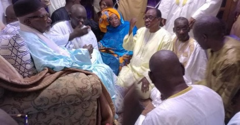 Visite : Oumar Sarr chez le Khalife Général des mourides