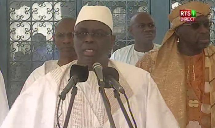 Macky Sall : «Nous ne devons jamais oublier le sens de la Tabaski»