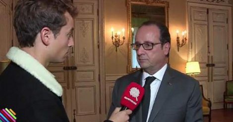L'interview absurde de Hollande sur la venue de Poutine en France