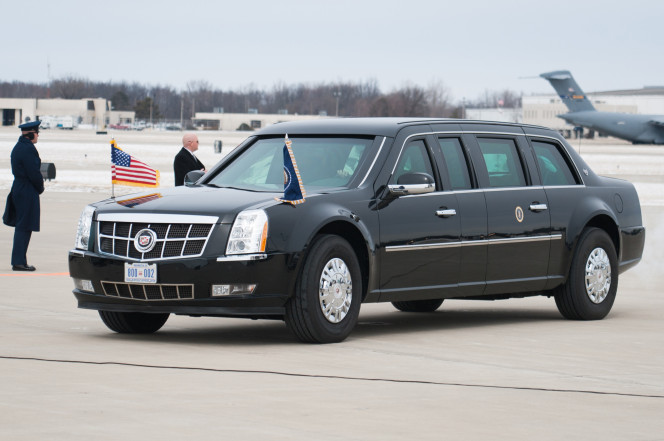Voici la nouvelle voiture juste sortie de l'usine pour Donald Trump