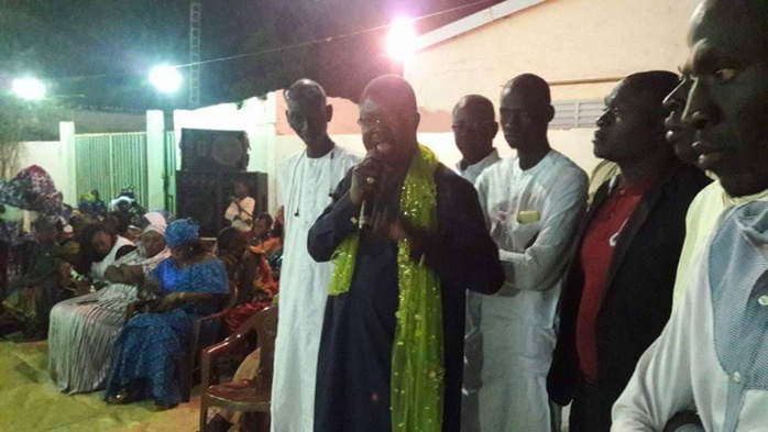 Maitre Bouba Diallo Dg de la SNR a organisée  un  meeting  de sensibilisation  le samedi 21 janvier 2017à Fatick