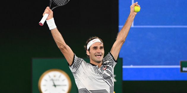 Roger Federer remporte l'Open d'Australie face à Rafael Nadal