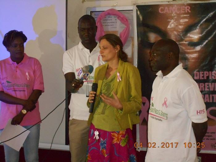 Journée Mondiale de lutte contre le cancer  4 février 2017 à l’hôpital Américain de grand-Yoff