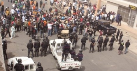 Manifestations à Thiès : Cinq personnes arrêtées