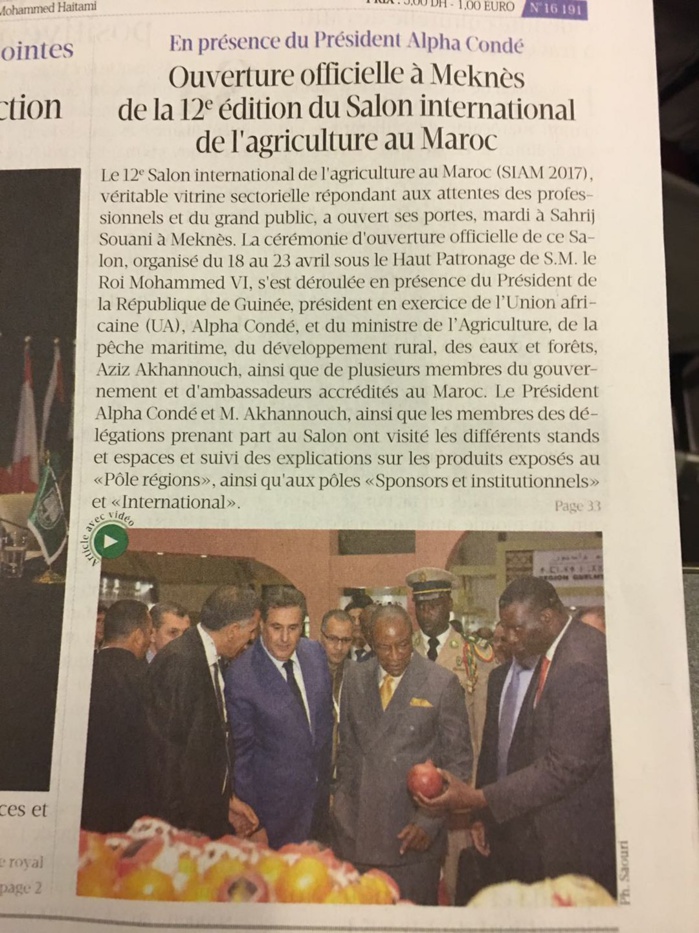 12ème Edition du Salon International de l’Agriculture au Maroc :