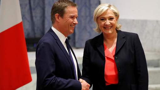 Si elle est élue, Le Pen nommera Dupont-Aignan Premier ministre