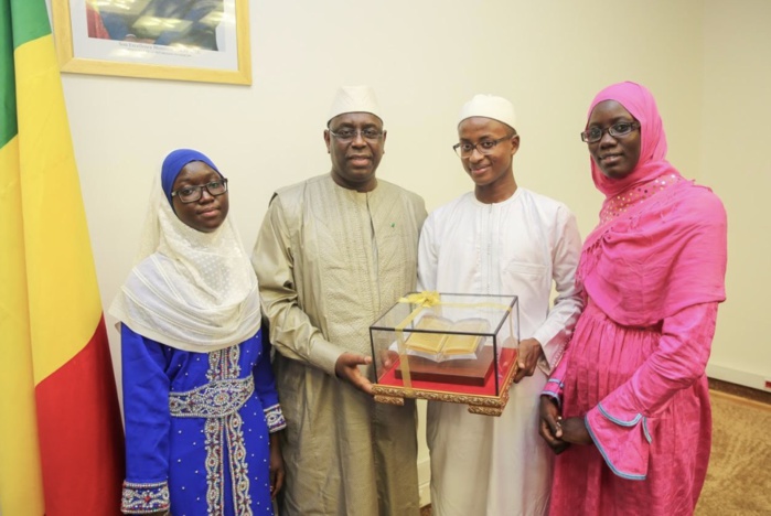 AUDIENCE AU PALAIS : Macky Sall reçoit les lauréats du Concours international de récitation du Coran