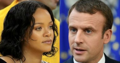 Rihanna interpelle Emmanuel Macron sur Twitter