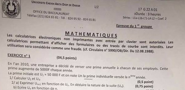 Des candidats ratent l’épreuve de Maths : ils ont pensé que c’était annulé