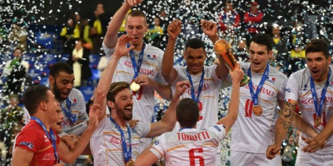 La France remporte face au Brésil sa deuxième Ligue mondiale de volley-ball