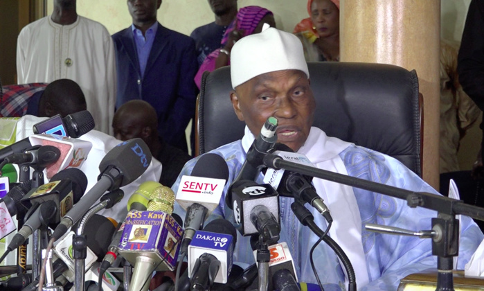 Me Abdoulaye Wade : "Les législatives ont été une fraude générale planifiée"