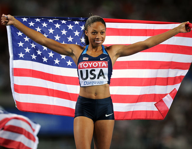 Allyson Felix devient l'athlète la plus médaillée de l'histoire des Mondiaux