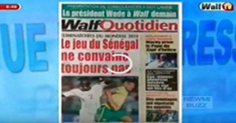 Revue de Presse WalfTv du Mercredi 15 Novembre 2017