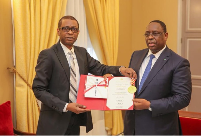 Præmium Imperiale Awards : You reçu par Macky pour presenter son trophée Præmium Imperiale Awards : You reçu par Macky pour presenter son trophée