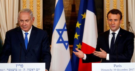 Macron appelle Netanyahu à "des gestes courageux envers les Palestiniens"