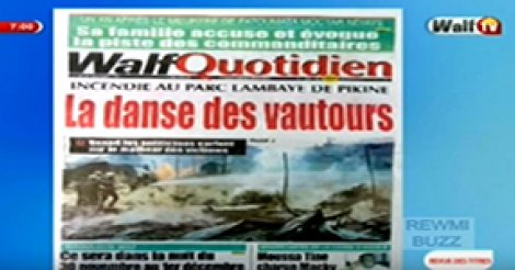 Revue de Presse WalfTv du Mercredi 3 Janvier 2018