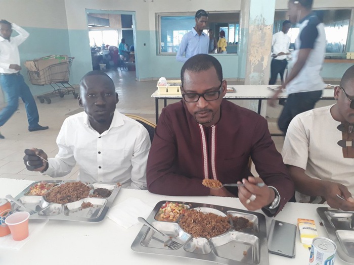 Mame Boye Diao retourne au Resto U. Mame Boye Diao retourne au Resto U.