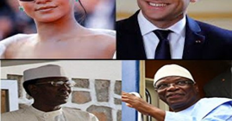 Macky accueille Rihanna, Macron, Idriss Déby, IBK...