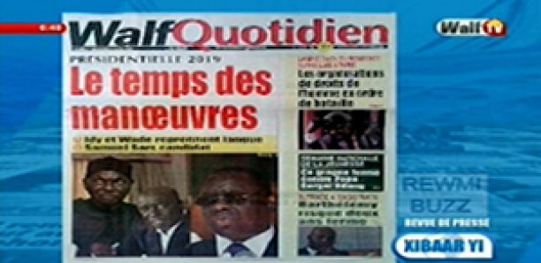 Revue de Presse WalfTv du Samedi 7 Avril 2018