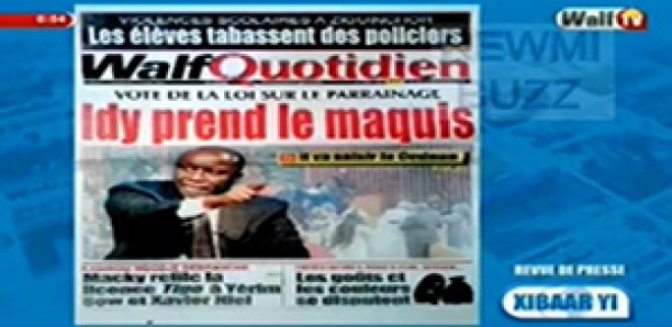 Revue de Presse WalfTv du Samedi 21 Avril 2018