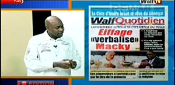 Revue de Presse WalfTv du Lundi 14 Mai 2018