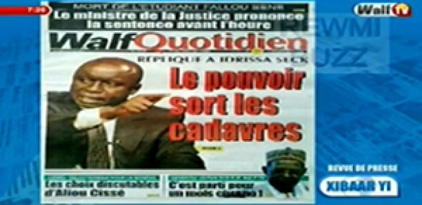 Revue de Presse WalfTv du Vendredi 18 Mai 2018