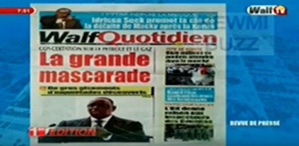 Revue de Presse WalfTv du Mercredi 13 Juin 2018