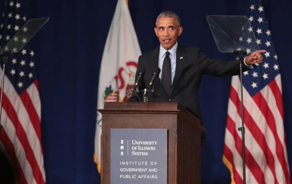 Obama de retour dans l’arène politique: "Trump est un symptôme de la peur"