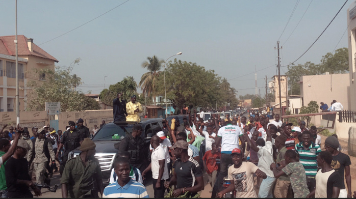 ZIGUINCHOR / Ousmane Sonko accueilli comme le messie !