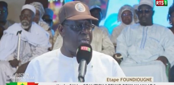 Macky : "Le Pont que j'ai fait construire à Foundiougne "