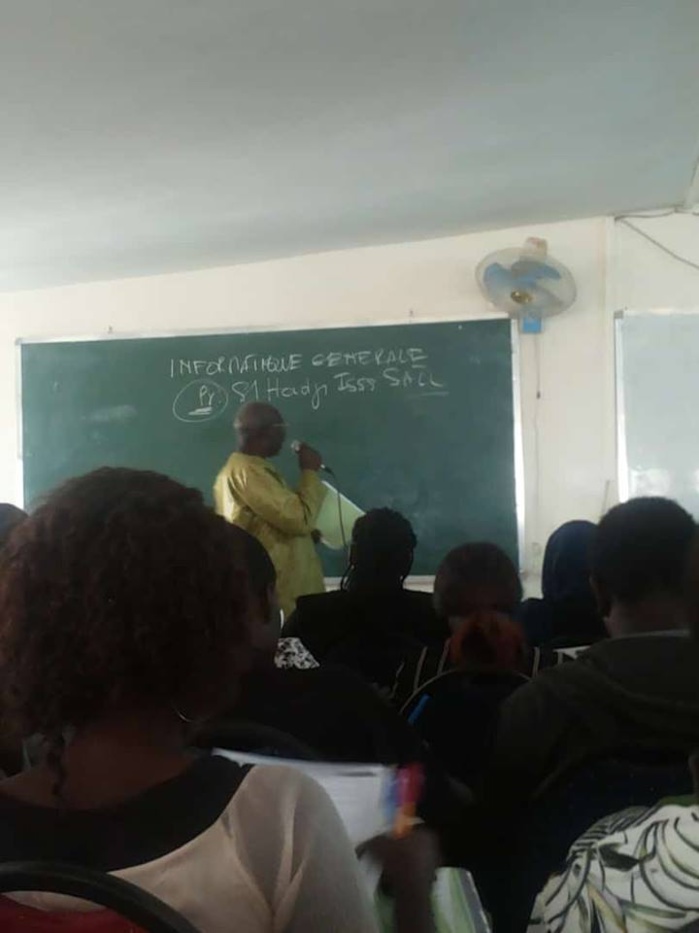 Arrêt sur image : Issa Sall est retourné enseigner dans son Université