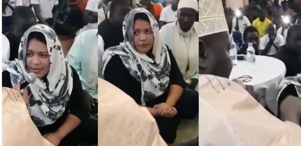 Une Brésilienne se convertit à l’islam devant Serigne Habib Sy Mansour