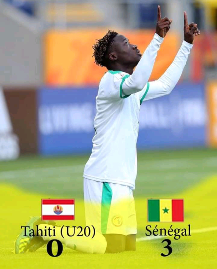 Mondial U20 / Sénégal – Tahiti : Les « lionceaux » s’imposent 3-0 grâce à un triplé d’Amadou Sagna.