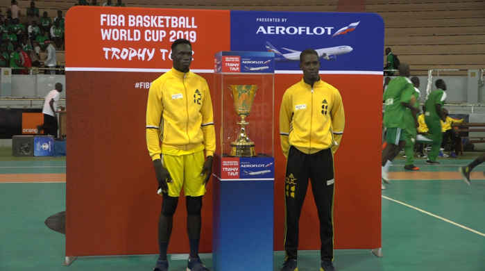 Stadium Marius Ndiaye : Le trophée de la Coupe du Monde de basket-ball masculin a été exposé