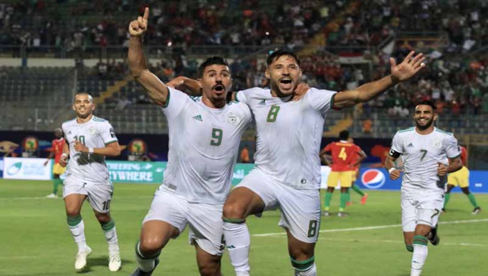 CAN 2019 / 8èmes de finale : l'Algérie se qualifie facilement en quarts devant la Guinée corrigée (3-0)