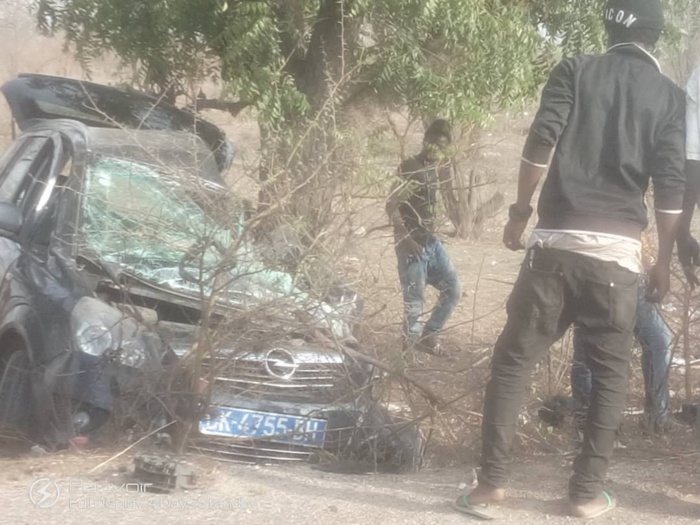 Accident mortel à Allou Kagne  : Un véhicule dérape, le chauffeur meurt sur le coup