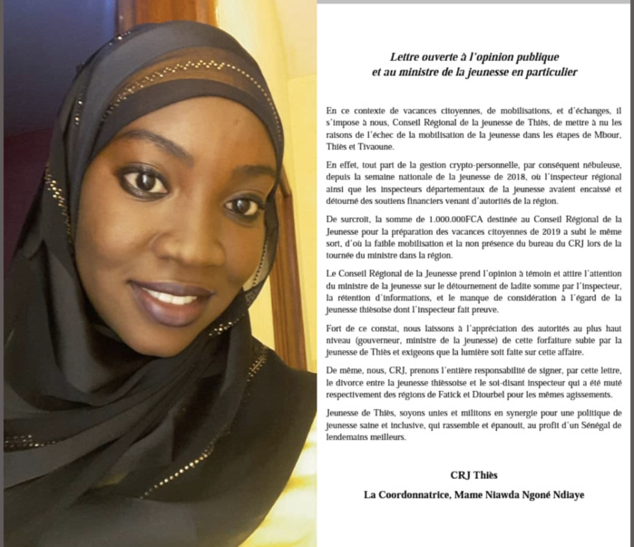 Mbour : L'inspecteur régional de la jeunesse de Thiès et ses départementaux accusés de détournement