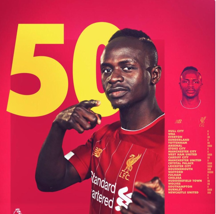 Premier League : Sadio Mané marque son 50e but et offre la victoire à Liverpool contre Leicester (2-1).