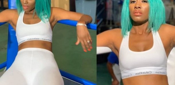 Queen Biz plus chaude que jamais en salle de sport