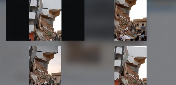 Un bâtiment de 3 étages s'effondre à Touba