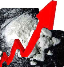 Le trafic de cocaïne en hausse en 2010 et 2011 (rapport)