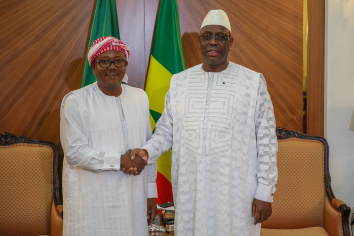 Palais de la république : Macky Sall reçoit Umaro Sissoco Embalo, le président nouvellement élu de la Guinée Bissau...