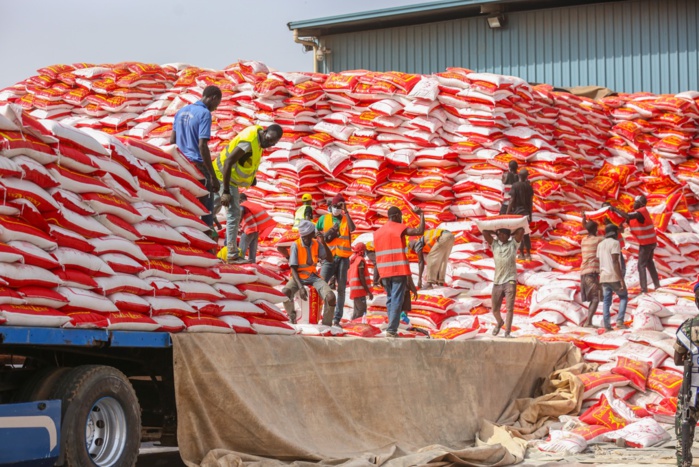 KOLDA : Les premiers camions de l’aide alimentaire sont arrivés.