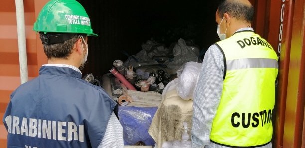 Italie : Saisie de 11 tonnes de déchets à destination de Dakar