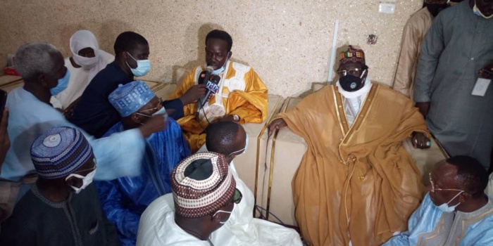 Présentation de condoléances : Les foyers religieux du pays à Médina Baye.