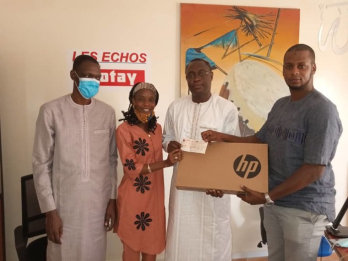 Saccage du journal Les Echos : La Cjrs offre un chèque 500.000 FCfa et 3 ordinateurs