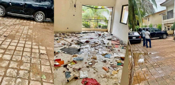 Mali : La Bâtisse de Karim Keita vandalisée et pillée (Photos+Vidéo)