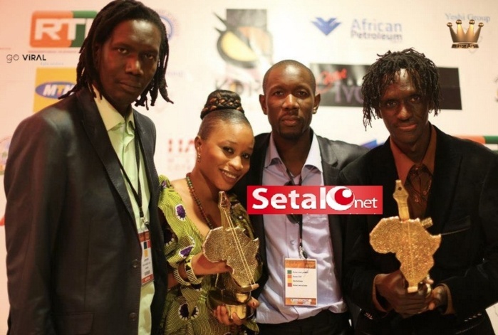 REGARDEZ. Aïda Samb et Gelongal honorent le Sénégal au Kora Awards