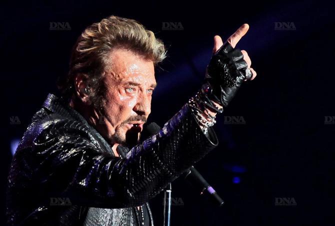 Johnny Hallyday, musicien français le mieux payé en 2012